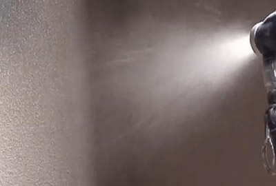 多功能噴涂機(jī)工地噴涂施工合集